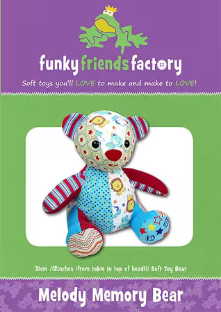 Melody Memory Stuffed Animal Pattern by Funky Friends Factory