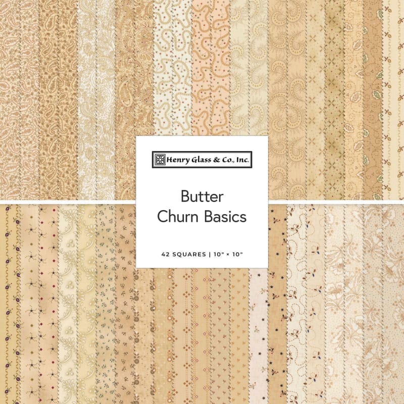 BUTTER CHURN BASICS LAYER CAKE  by Kim Diehl