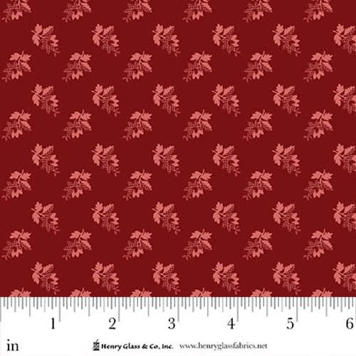 PHILOMENA: Red Tossed Leaf Calico by Michelle Yeo PHILOMENA: Red Tossed Leaf Calico by Michelle Yeo