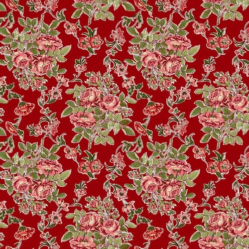 Yeoville Bev's Roses Red by Michelle Yeo VINTAGE & VOGUE