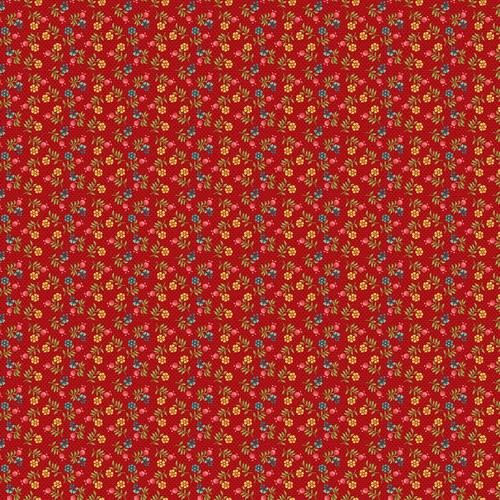 Yeoville: Tiny Calico Red by Michelle Yeo