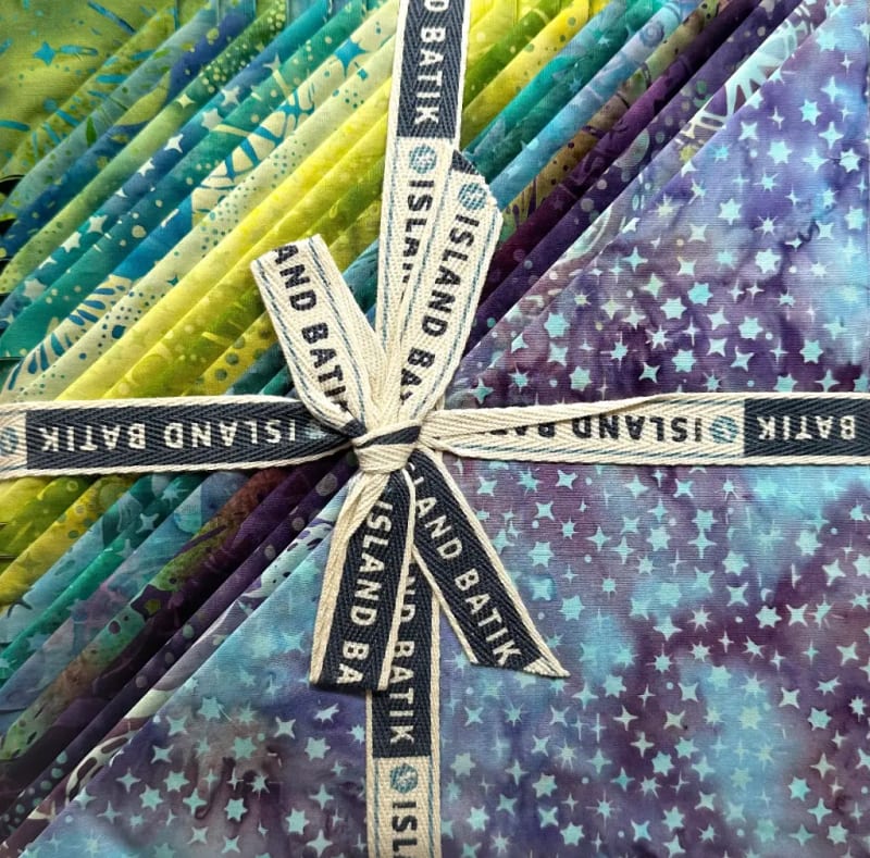 LUNAR GLOW BATIK 10in Squares Layer Cake from ISLAND BATIK