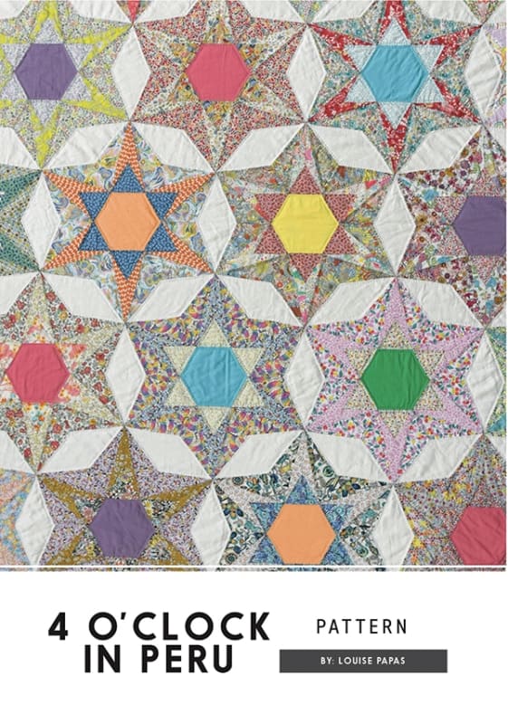 4 O'Clock In Peru  Quilt Pattern from Jen Kingwell