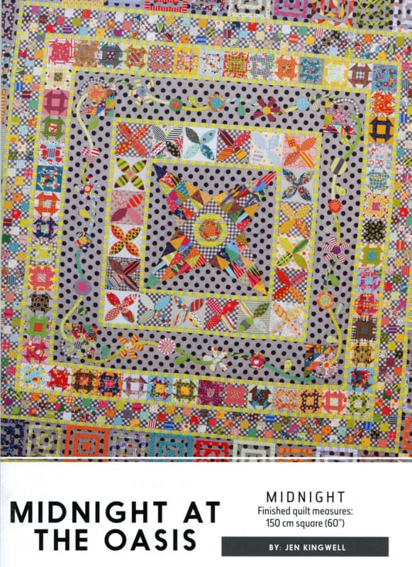 Midnight at the Oasis Quilt Pattern by Jen Kingwell