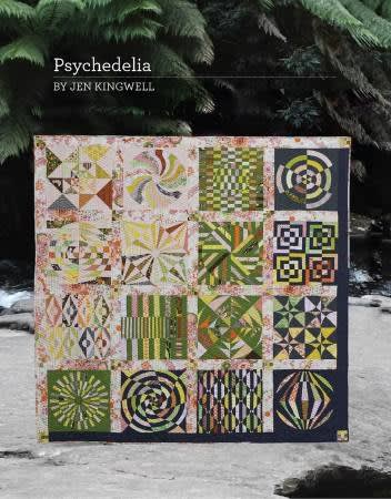 Psychedelia Quilt Pattern booklet by Jen Kingwell
