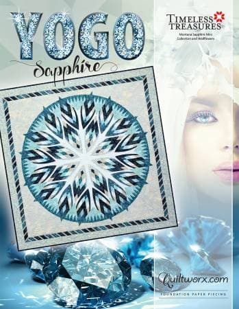 Yogo Sapphire Quilt Pattern from Judy Niemeyer