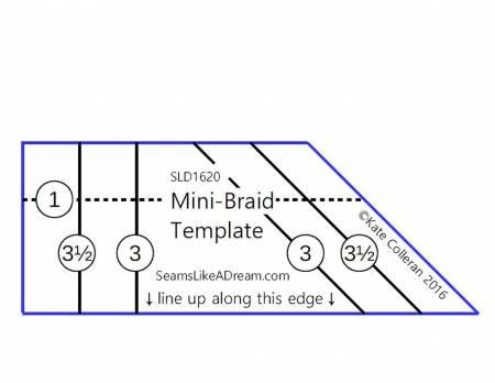 Mini Braid Template by Kate Colleran