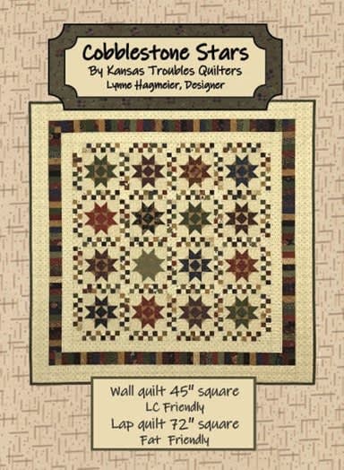 Cobblestone Stars Quilt Pattern by Kansas Troubles Quilts