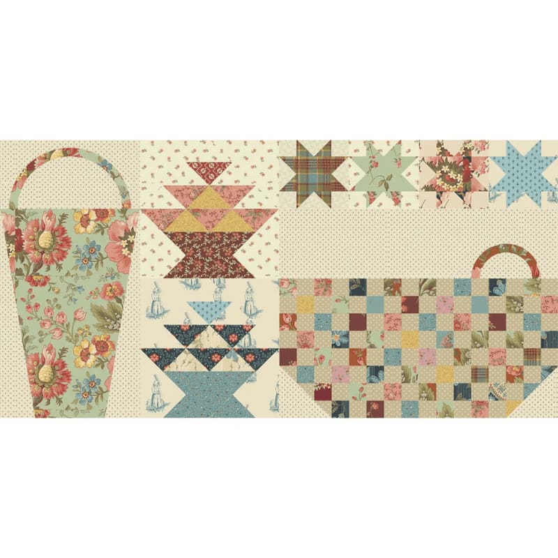 Anna Basket's Quilt Pattern No. 1-FARMERS DAUGHTER- by Edyta Sitar of Laundry Basket Quilts