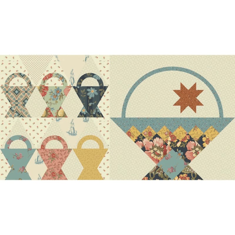 Anna Basket's Quilt Pattern No. 4-FARMERS DAUGHTER- by Edyta Sitar of Laundry Basket Quilts Anna Basket's Quilt Pattern No. 4-FARMERS DAUGHTER- by Edyta Sitar of Laundry Basket Quilts
