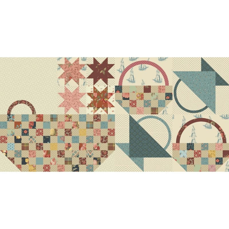 Anna Basket's Quilt Pattern No. 6-FARMERS DAUGHTER- by Edyta Sitar of Laundry Basket Quilts