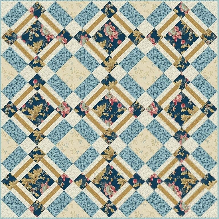 Bird Cage Quilt & Table Runner Pattern-Edyta Sitar