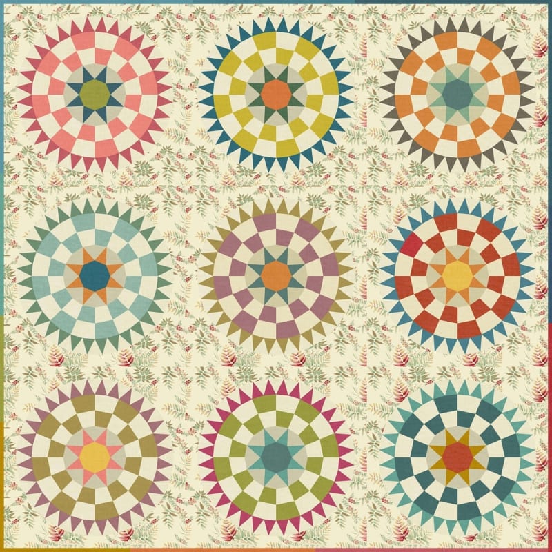 Desert Rose Quilt Pattern by Edyta Sitar, Laundry Basket Quilts