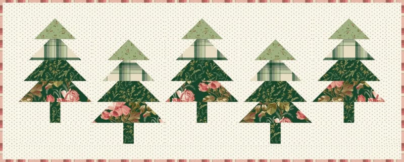 Little Holiday Forest by Edyta Sitar of Laundry Basket Quilts Little Holiday Forest by Edyta Sitar of Laundry Basket Quilts