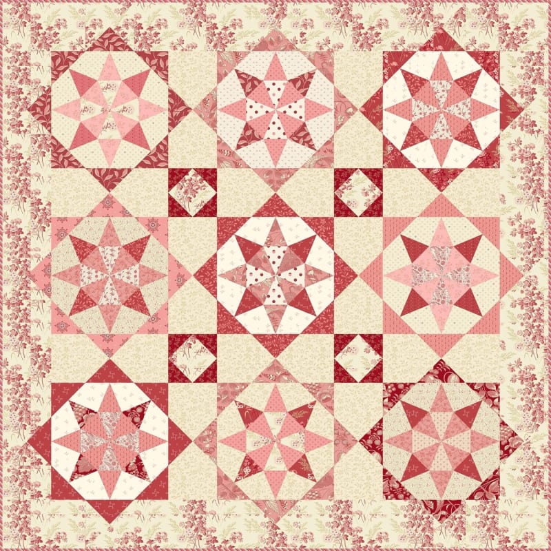 Strawberry Shortcake Quilt Pattern  by Laundry Basket Quilts, Edyta Sitar