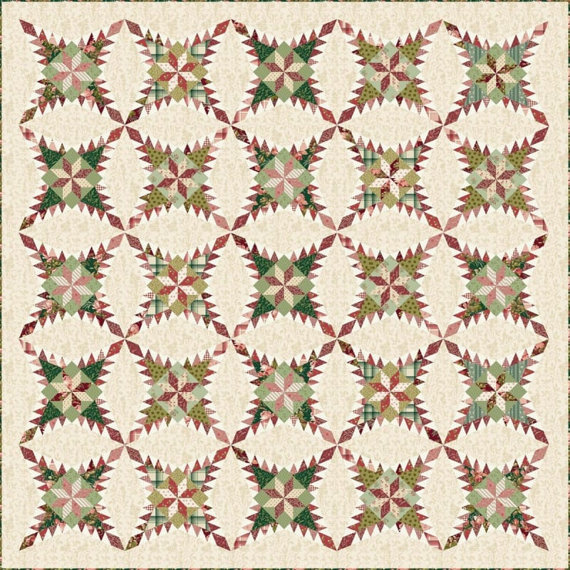 Joy Supernova Quilt Pattern by Edyta Sitar Laundry Basket Quilts