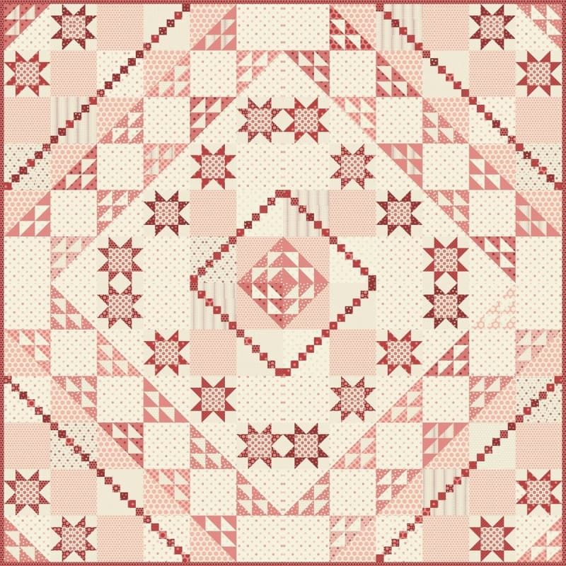 Sweet Pea Quilt Pattern by Edyta Sitar of Laundry Basket Quilts