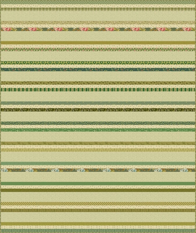 Willow Quilt Pattern by Laundry Basket Quilts shows a modern pieced quilt.