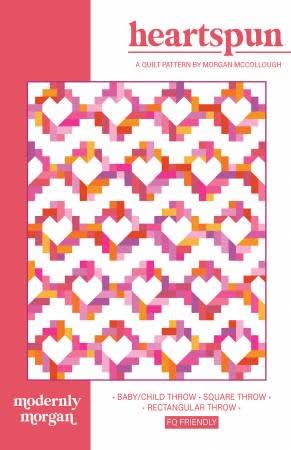 Bright colorful quilt features a bright star on a white ground for half the block, and it is constructed without HST or Flying Geese!