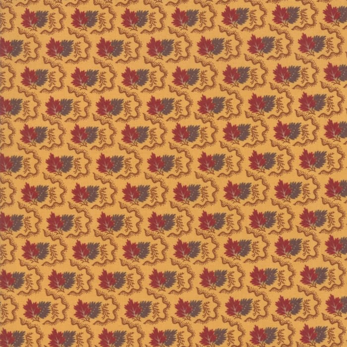 Cheddar print by Betsy Chutchian for Moda is rich, deep cheddar tones with red accents. Cheddar print by Betsy Chutchian for Moda is rich, deep cheddar tones with red accents.