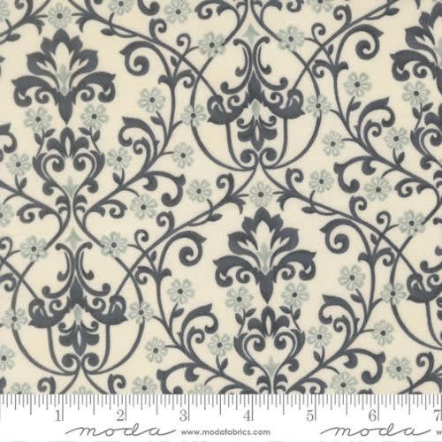 BREATHTAKING BLUES:  Damask Porcelain 44403 11 by 3 Sisters