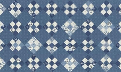 Denim & Daisies Printed Patchwork Panel Denim Denim & Daisies Printed Patchwork Panel Denim