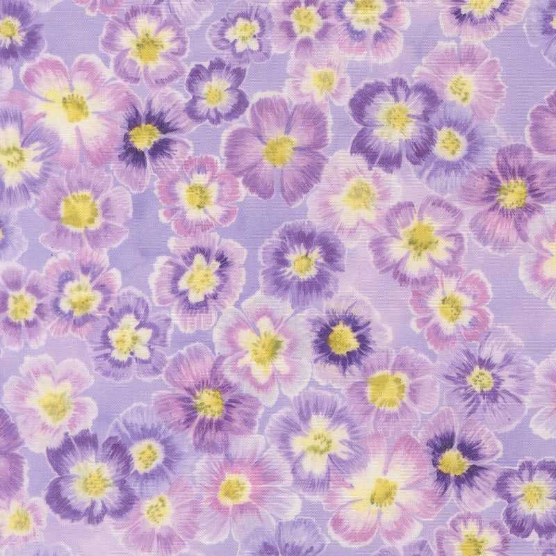 DELPHINIUM: Mauve 24650 17 by Janet Clare for Moda DELPHINIUM: Mauve 24650 17 by Janet Clare for Moda