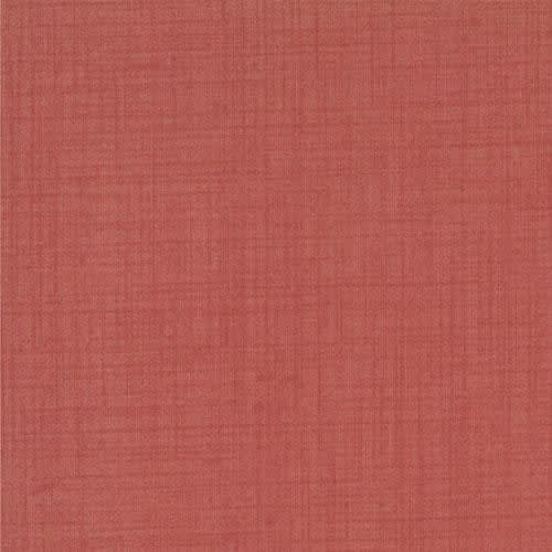This is a swatch showing a faded red fabric square