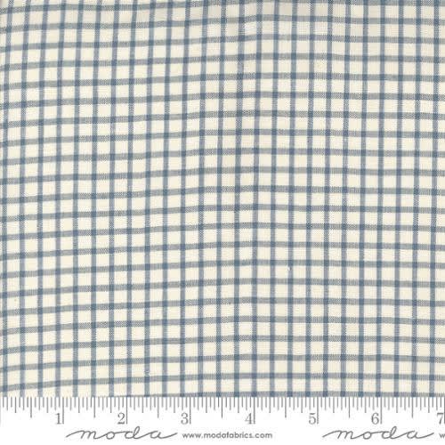 FRENCH GENERAL WOVEN GINGHAM: Woad Pearl 12223 20