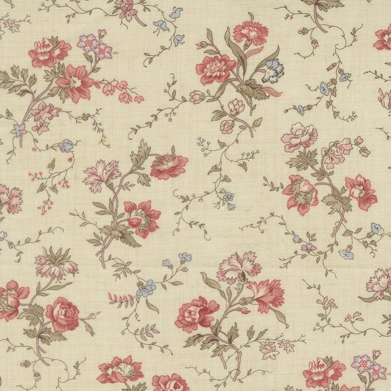 FLEUR DE PARIS: Parterre Florals 13991-11 Pearl  by French General