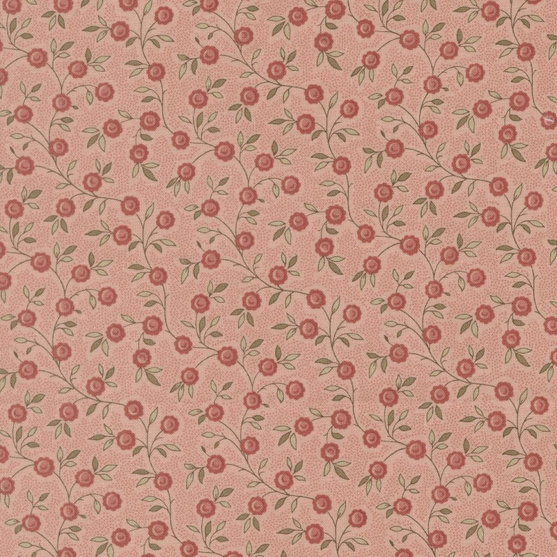 FLEUR DE PARIS: Topiare Florals Vines 13995-16 Pale Rose by French General