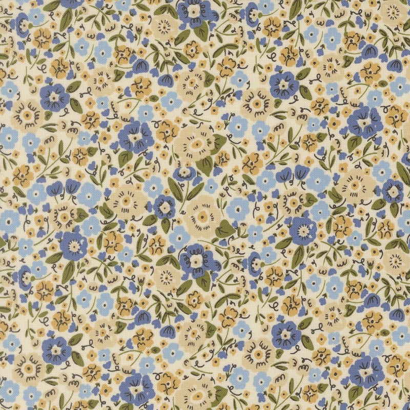 THE HENHOUSE: Calico Floral  in Cloud 48435 11