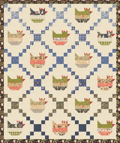 THE HENHOUSE: HENHOUSE QUILT KIT by GINGIBER