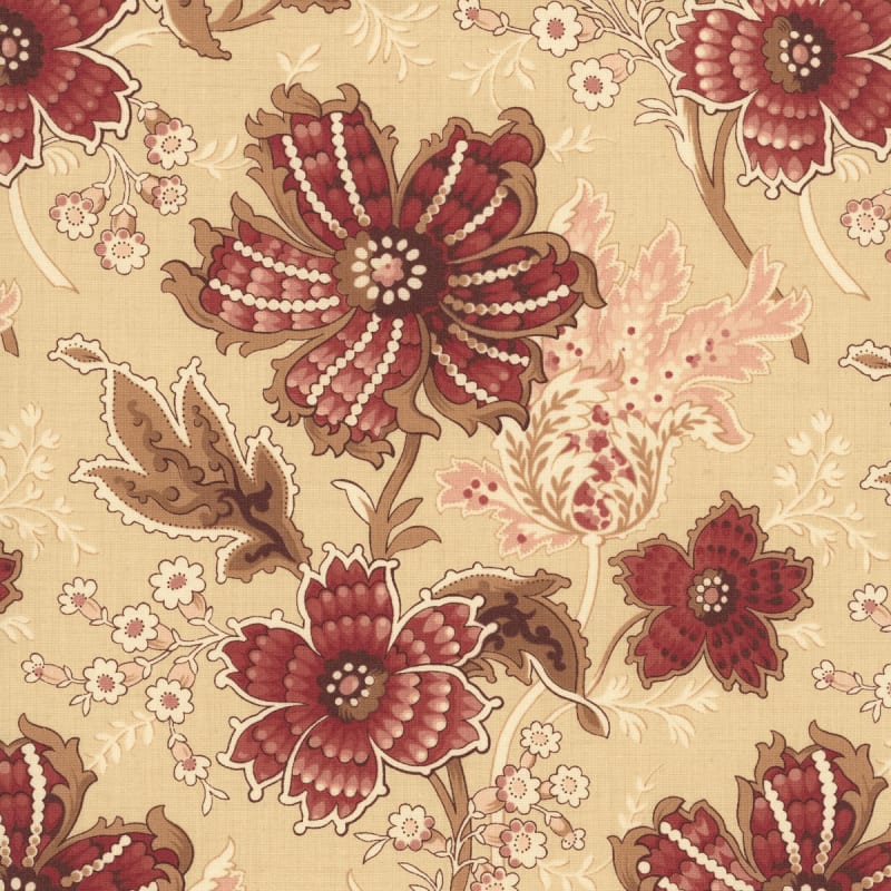LE JARDIN ROUGE:    Le Jardin Rouge 36150-15 Oyster Primvere by French General for Moda Fabrics