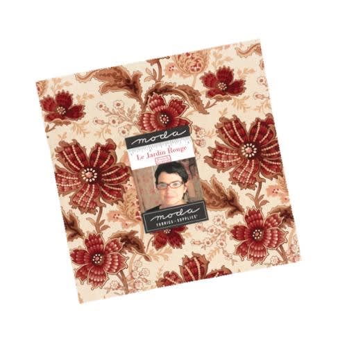 LE JARDIN ROUGE Layer Cake from Moda by FRENCH GENERAL