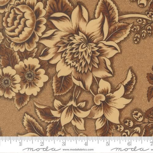 MISS MOLLIE: Floral Abundance Dark Chocolate 47560 17by Betsy Chutchian for Moda MISS MOLLIE: Floral Abundance Dark Chocolate 47560 17by Betsy Chutchian for Moda