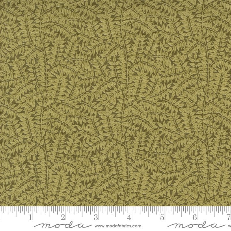 MORRIS MANOR   Branch Leaf Vine  Sage 8397 13