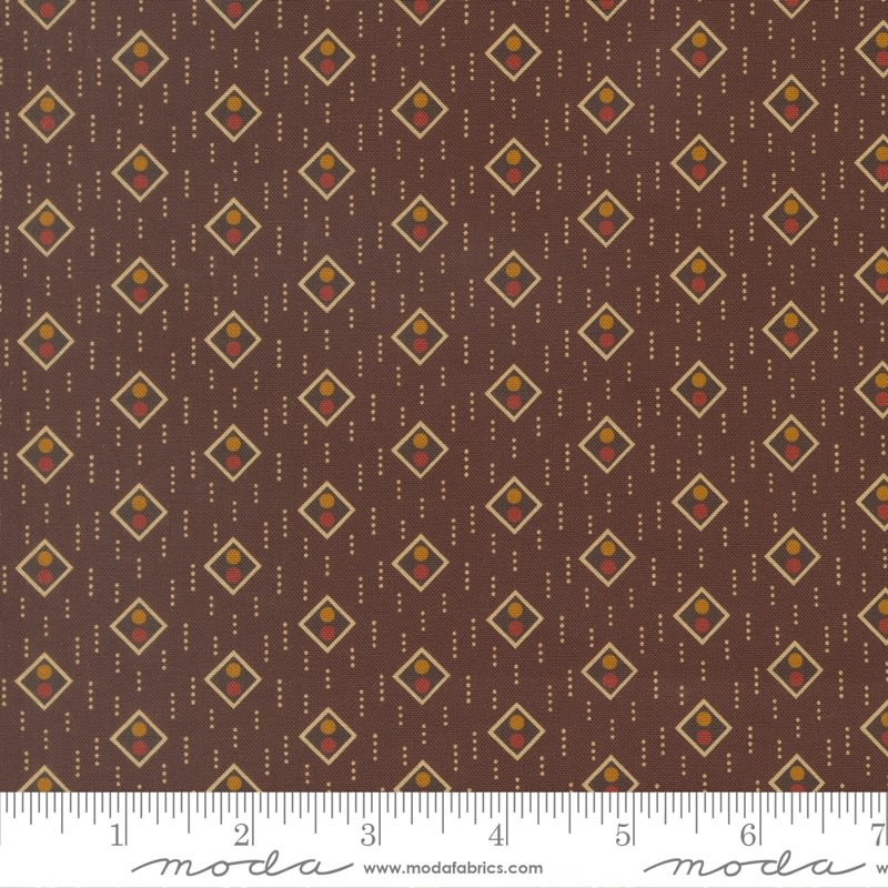 Pamelias Path Pan For Gold Dk. Chocolate 47556 23 by Betsy Chutchian for Moda Pamelias Path Pan For Gold Dk. Chocolate 47556 23 by Betsy Chutchian for Moda