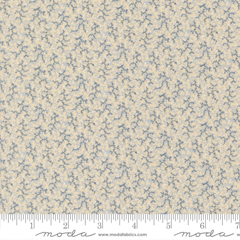 Pamelias Path Bramble Weathered Blue 47557 13 by Betsy Chutchian for Moda Pamelias Path Bramble Weathered Blue 47557 13 by Betsy Chutchian for Moda