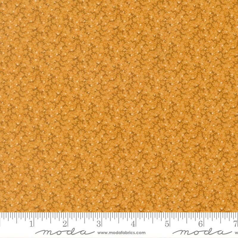 Pamelias Path Bramble Cheddar 47557 16  by Betsy Chutchian for Moda
