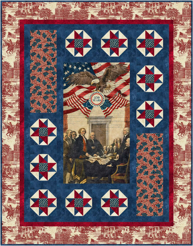 AMERICA 250:  FREEDOM QUILT KIT (TOP)