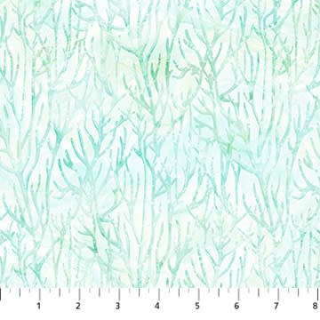 CORAL REEF:  Coral Reef Tonal Coral DP28882-10 White Northcott Fabrics