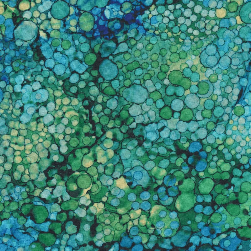 INFATUATION:   Bliss Basics DP23887-43 Peacock-Northcott Fabrics