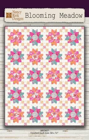 Blooming Meadow  Quilt Pattern from Nancy Rink Designs
