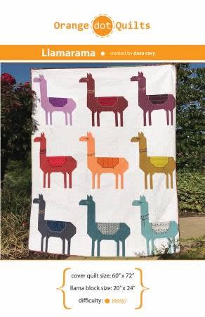 Llamarama Quilt Pattern from Orange Dot