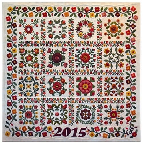 Somewhere in Time Applique Quilt Pattern from Primitive Gatherings