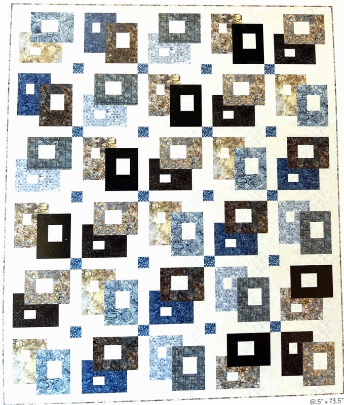 Slide Carousel Quilt Pattern by Poorhouse Quilt Designs
