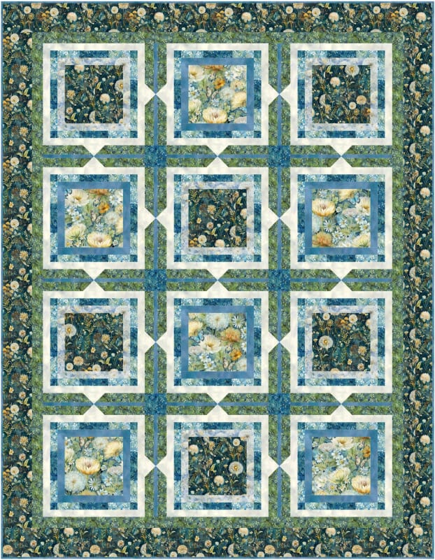 FLORAL WHISPER QUILT KIT (TOP)
