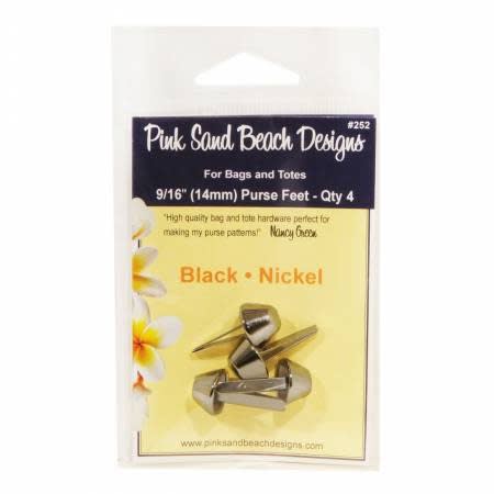 Purse Feet Black Nickel by Pink Sand Beach Designs