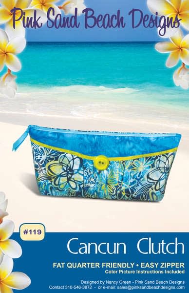 Cancun Clutch Bag Pattern by Pink Sand Beach Designs